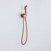 FugaFlow Eccelente Robinet mélangeur d'accès ensemble bidet - support de douchette - flexible de douche 100cm - douchette bidet - cuivre brossé SW1468844