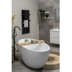 Eurom sani 600 comfort chauffage salle de bain 115x46.5cm wifi 600watt verre noir SW656482