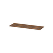 INK Topdeck Plan vasque - 120x40x2cm - pour meuble bas - MFC - Noyer SW352340