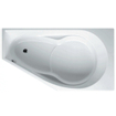 RIHO Yukon ligbad 160x90cm Hoekopstelling links Wit glans SW18743