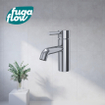 FugaFlow Eccelente Sobrado Robinet lavabo1 trou 14.6cm Chrome brillant SW1123442