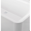 Villeroy & Boch Squaro Edge 12 kunststof bad quaryl rechthoekig vrijstaand 180x80x45cm - incl. paneel en afvoer /overloopcombinatie wit 0942250