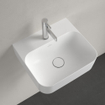 Villeroy & Boch Finion Lave-mains 43x39cm 1 trou de robinet Ceramic+ stone white SW209537