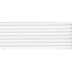 Ceralto Drapé Mural Decor-strip - 7.5x20cm - 12.5mm - Bianco SW669907