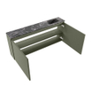 MONDIAZ TURE-DLUX meuble WC 120cm Army. Lavabo EDEN Lava position à droite. Avec 1 trou de robinet. SW1103706