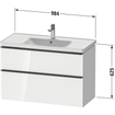 Duravit D-neo Meuble sous vasque 98.4x45.2x62.5cm 2 tiroirs Blanc mat SW640853