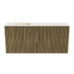 Mondiaz JOYA-DLUX 90cm toiletmeubel - kleur Dusk - Wastafel FAYE positie Links Zonder kraangat kleur Meli. SW1425839