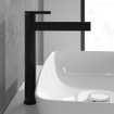 Villeroy & Boch Dawn ensemble de robinet à une poignée rehaussé - noir mat SW974135