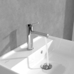 Villeroy & Boch Loop & Friends ensemble de robinet à une poignée avec bonde de vidage à tirette - chrome SW974141