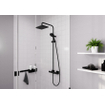 Hansgrohe Vernis showerpipe met thermostaat ecosmart mat zwart SW651639