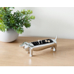 Umbra Dachsie porte-bagues 4x14x6cm chien zinc chrome SW539626