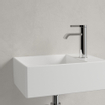 Villeroy & Boch Memento 2.0 lave-mains dessous rectifié 40x26cm - sans trop-plein 1 trou de robinet ceramic+ stone white SW358484