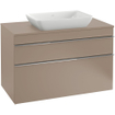 Villeroy & Boch Venticello lavabo semi-encastré à poser - sans trou de robinetterie 55x36cm - avec trop-plein ceramic + blanc 1025159