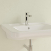 Villeroy & Boch ViCare Lavabo ViCare - 650 x 550 x 190 mm - Blanc Alpin AntiBac CeramicPlus - avec trop-plein SW654866