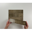SAMPLE Terravito Dalmira carreau mural - 7,5x30cm - Rectangle - 8,6mm - Moka SW736449