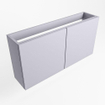 Mondiaz FOWY Meuble sous lave-mains - 100x22x50cm - 2 portes - push to open - softclose - Cale SW1016976