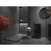Terravito Allino carrelage mural et sol - 60x120cm - rectifié - aspect béton - noir mat (noir) SW1122803