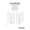 Sealskin Hooked draaideur 90x90cm met zijwand 6mm veiligheidsglas chroom SW543184