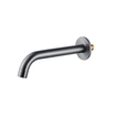 Fortifura Nebbio Badcombinatie-set - thermostaatkraan - inbouwdeel - glijstang - metalen doucheslang - staaf handdouche - uitbreiding inbouwdeel - uitloop - geborsteld gunmetal PVD SW1238089