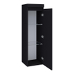BRAUER Solution Badkamerkast - 120x35x35cm - 1 greeploze rechtsdraaiende deur - MDF - mat zwart SW370784