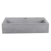 Differnz Flat Lavabo WC béton gris clair 38 x 24 x 8 cm SW705269