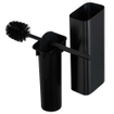 Geesa Shift Brosse de toilette avec support Métal noir brossé (couvercle et brosse noirs) SW641520