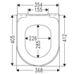 Villeroy & Boch O.novo lunette de WC Blanc 0124181