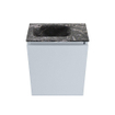 MONDIAZ TURE-DLUX Meuble de toilette 40cm Clay. Lavabo EDEN Lava position gauche. Sans trou de robinet. SW1103694