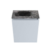 MONDIAZ TURE-DLUX Meuble toilette - 40cm - Clay - EDEN - vasque Lava - position gauche - sans trou de robinet SW1103694