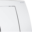 Geberit Twinline bedieningplaat, 2-toets spoeling frontbediening voor toilet 34x18.5cm chroom glans SW242688