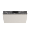 MONDIAZ TURE-DLUX meuble WC 100 cm Linen. Lavabo EDEN Lava position centrale. Sans trou de robinet. SW1103876
