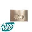 FugaFlow Eccelente Press Plaque de commande DualFlush pour bâti-support Geberit UP320 Métal Rond Or SW999932