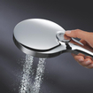 GROHE Rainshower SmartActive Ensemble de douche pluie apparent - pomme de douche 31cm - douchette ronde - chromé SW472306