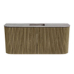 Mondiaz JOYA-DLUX Meuble de salle de bains 93,2cm - arrondi gauche et droit couleur Dusk - Vasque FAYE position Milieu 1 trou de robinet couleur Oza SW1426024