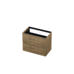 INK Wastafelonderkast - 80x45x65cm - 2 lades - push to open - met rechte opdekfronten - MFC - Naturel eiken SW352525