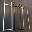 Saniclass Dual Handdoekrek - 95x25x20cm - mat zwart licht beschadigd OUTLETSTORE STORE42982
