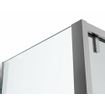Marenza Neptune Cabine de douche - 160x100cm - avec porte coulissante - verre de sécurité 8mm - anti-calcaire - argent poli SW543458