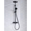 Hansgrohe Raindance Select Ensemble de douche pluie - thermostat - pomme de douche 24cm - noir mat SW297615