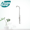 FugaFlow Eccelente Sobrado Colonne de douche murale avec douchette inox brossé SW1123699