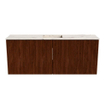 Mondiaz JOYA-DLUX Meuble de salle de bains 100cm - couleur Ruby - Vasque FAYE position Milieu Sans trou de robinet couleur Nata. SW1425440