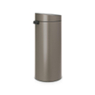 Brabantia Touch Bin Afvalemmer - 30 liter - kunststof binnenemmer - platinum SW1117314