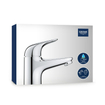GROHE Swift QuickFix Robinet de lavabo pour lave-mains - taille xs - 1/2" - chrome SW1028081
