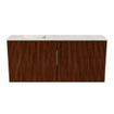 Mondiaz JOYA-DLUX 90cm meuble de salle de bains - couleur Ruby - Vasque FAYE position Gauche 1 trou de robinet couleur Ostra. SW1423768
