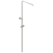 IVY Bond Ensemble de douche pluie - mural - pomme de douche medium 20 cm - douchette 3 jets - Nickel brossé PVD SW1032498