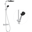 Hansgrohe Pulsify S Puro Regendoucheset - 1jet - thermostatisch - ronde handdouche - doucheslang - chroom SW1151845