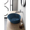 By Goof Mees Design Vasque à poser 42x42x16.5cm Rond Bleu mat SW491401