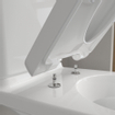Villeroy & Boch O.novo WC à poser à fond creux sans réservoir avec connexion dessous vidage horizontal Blanc 0124120