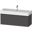 Duravit D-neo Meuble sous vasque 118.4x44.2x44cm 1 tiroir Graphite mat SW640783