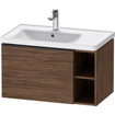 Duravit D-neo Meuble sous vasque 78.4x45.2x44cm 1 tiroir Noisette (foncé) mat SW640768