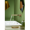 Hansgrohe Metropol afbouwdeel wandkraan met voorsprong uitloop 22.5cm brushed bronze SW358689